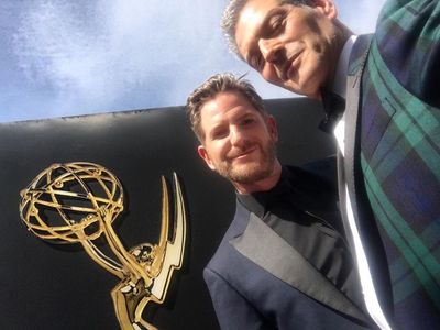 Red Carpet with co-star Kevin Spirtas at The 2019 Daytime Emmys for AFTER FORVER the series