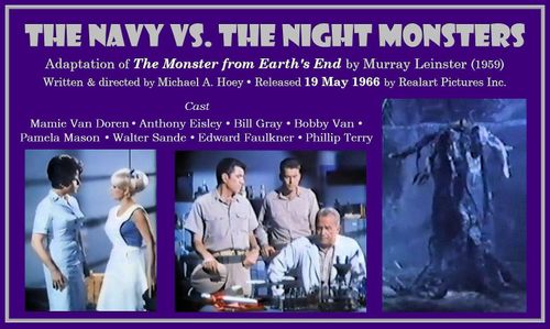 Anthony Eisley, Pamela Mason, Walter Sande, and Mamie Van Doren in The Navy vs. the Night Monsters (1966)