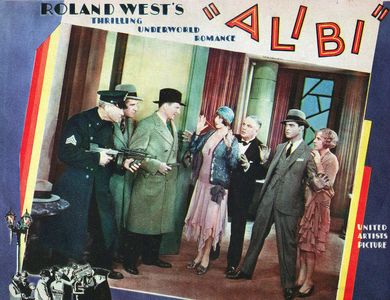 Mae Busch, Eleanor Griffith, Chester Morris, Pat O'Malley, Purnell Pratt, and Harry Stubbs in Alibi (1929)