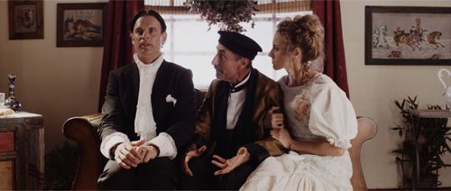 Still of Olga Kalashnikova, Kenneth Matepi, Theo Coumbis in Anton Chekhov's The Proposal