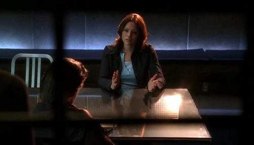 Stephen Baldwin and Jorja Fox in CSI: Crime Scene Investigation (2000)