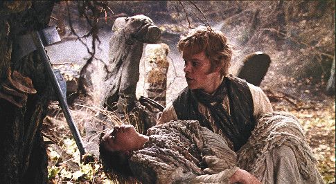 Matt Damon and Laura Greenwood in The Brothers Grimm (2005)