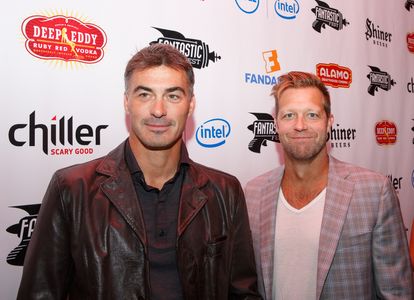 David Leitch and Chad Stahelski at an event for John Wick (2014)