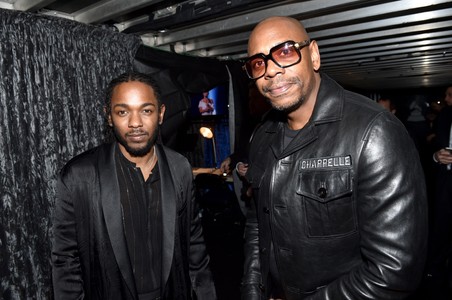 Dave Chappelle and Kendrick Lamar at an event for The 60th Annual Grammy Awards (2018)