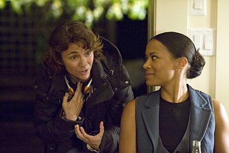 Ilene Chaiken and Rose Rollins in The L Word (2004)