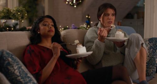 Alanna LeVierge and Sugenja Sri in Christmas Lucky Charm (2022)