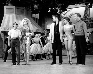 Elvis Presley, Irish McCalla, Debra Paget, Don Porter, and Arnold Stang in The Milton Berle Show (1948)