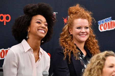 Sonequa Martin-Green and Mary Wiseman at an event for Star Trek: Discovery (2017)