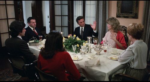 Alan Arkin, Peter Falk, Nancy Dussault, Arlene Golonka, Michael Lembeck, and Penny Peyser in The In-Laws (1979)