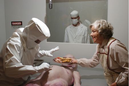 Declan Donnelly, Anthony McPartlin, and Madeleine Moffat in Alien Autopsy (2006)