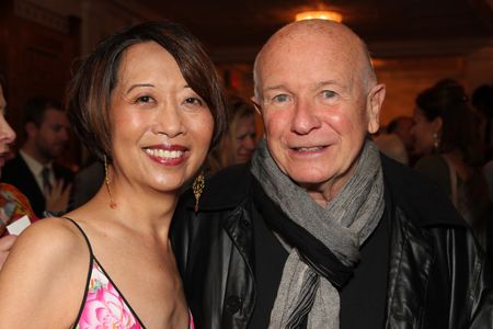 Jeanne at the 2013 Drama Desk Awards in New York with Terrence McNally, author of MASTER CLASS, which Jeanne starred in 