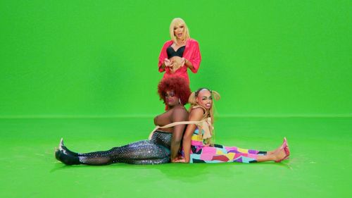 Tyrone Hardiman, LaRico Potts, and Heidi N Closet in RuPaul's Drag Race All Stars (2012)