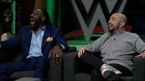 Booker Huffman and Peter Rosenberg in WWE Smack Talk: Episode #1.8 (2022)