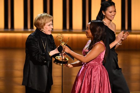 Carol Burnett and Quinta Brunson at an event for The 75th Primetime Emmy Awards (2024)