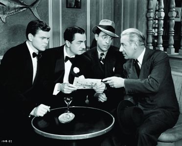 William Powell, Sam Levene, Barry Nelson, and Henry O'Neill in Shadow of the Thin Man (1941)