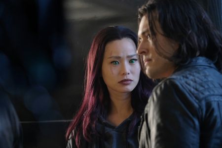 Jamie Chung and Blair Redford in The Gifted (2017)
