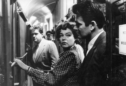 Billy Kearns, Simone Signoret, and Stuart Whitman in The Day and the Hour (1963)