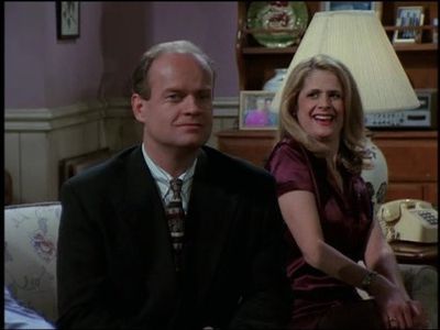 Kelsey Grammer and Carlene Watkins in Frasier (1993)