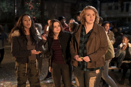 Joey King, Sydney Park, and Shannon Purser in Wish Upon (2017)