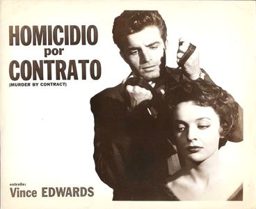 Vince Edwards and Caprice Toriel in Murder by Contract (1958)