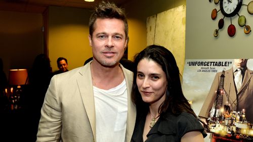 Brad Pitt and Rachel Boynton at an event for Big Men (2013)