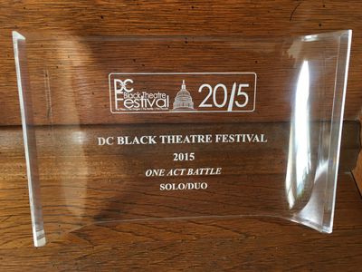 DC Black Theatre Festival, One Act Battle winner with co-star Michael Greene