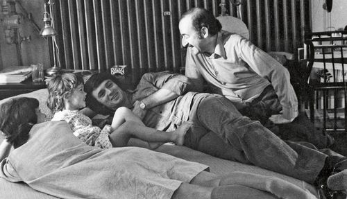 Vlastimil Harapes, Juraj Herz, Marta Vancurová, and Sylva Kamenická in Day for My Love (1977)