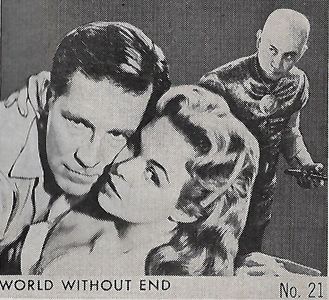 Nancy Gates and Hugh Marlowe in World Without End (1956)