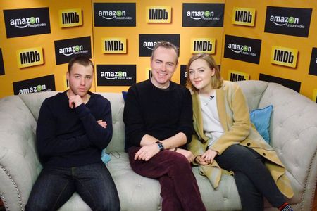 John Crowley, Saoirse Ronan, and Emory Cohen at an event for The IMDb Studio at Sundance (2015)