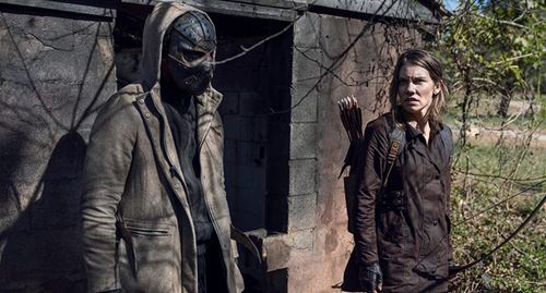 Lauren Cohan and Okea Eme-Akwari in The Walking Dead: Home Sweet Home (2021)
