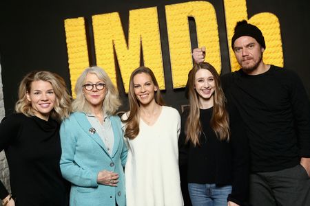 Blythe Danner, Hilary Swank, Michael Shannon, Elizabeth Chomko, and Taissa Farmiga at an event for What They Had (2018)