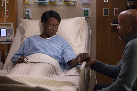 Christine Horn and Reggie Austin in ‘The Good Doctor’ season 2 episode 8