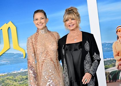 Goldie Hawn and Kate Hudson at an event for Glass Onion (2022)