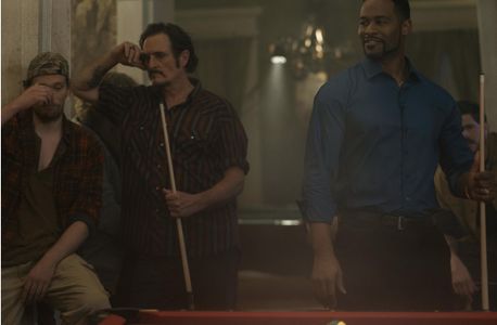 Kim Coates, Cameron Cowperthwaite, and Justin Marcel McManus in Double Down South (2022)