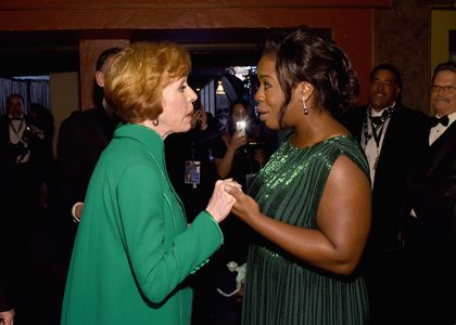 Carol Burnett and Uzo Aduba at an event for 22nd Annual Screen Actors Guild Awards (2016)