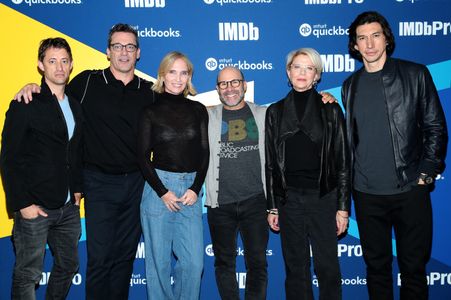 Annette Bening, Jennifer Fox, Jon Hamm, Scott Z. Burns, and Adam Driver at an event for The Report (2019)