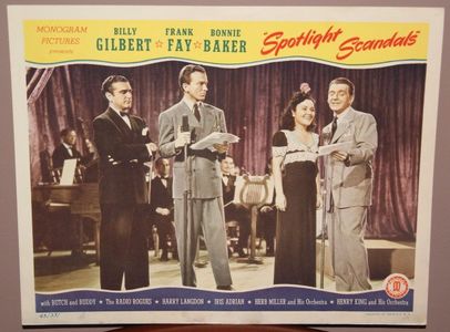 Bonnie Baker, James Bush, Frank Fay, and Henry King in Spotlight Scandals (1943)