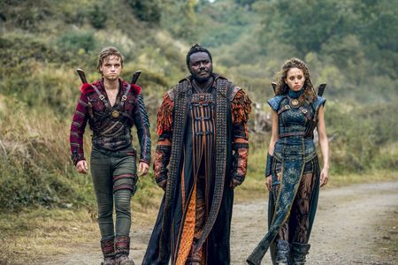 Babou Ceesay, Dean-Charles Chapman, and Ella-Rae Smith in Into the Badlands (2015)