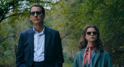 Clive Owen and Cara Bossom in Monsieur Spade (2024)