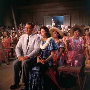 John Wayne and Elizabeth Allen in Donovan's Reef (1963)
