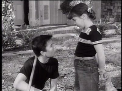 Lauren Chapin and Billy Gray in Father Knows Best (1954)