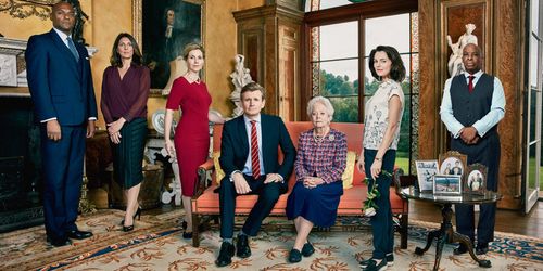 Gina Bellman, Annette Crosbie, Charles Edwards, Sally Phillips, Colin Salmon, Kara Tointon, and Don Warrington in Henry 