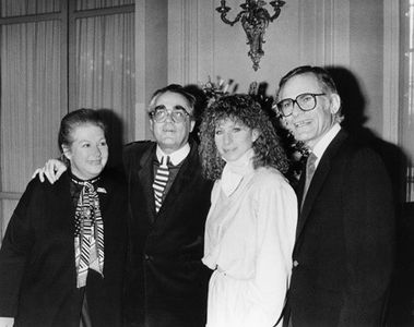 Barbra Streisand, Marilyn Bergman, Michel Legrand, and Alan Bergman