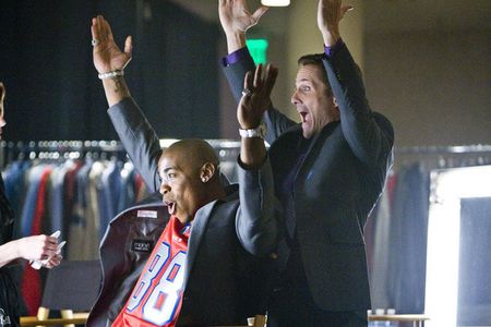 Rob Estes and Mehcad Brooks in Necessary Roughness (2011)