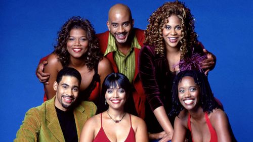 Queen Latifah, Erika Alexander, Kim Fields, Kim Coles, John Henton, and Mel Jackson in Living Single (1993)