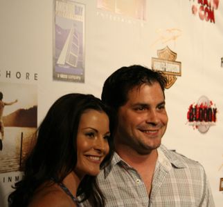 Adam Green and Rileah Vanderbilt at an event for Hatchet (2006)