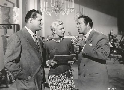 Doris Day, Jack Carson, and Fortunio Bonanova in Romance on the High Seas (1948)