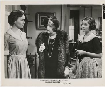 Jeanne Crain, Barbara Bates, and Verna Felton in Belles on Their Toes (1952)