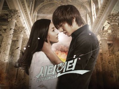 Park Min-Young and Lee Min-Ho in City Hunter (2011)
