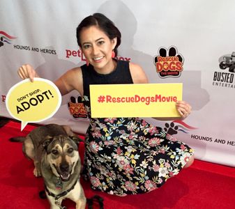 Tamara Garfield at LA premiere of Rescue Dogs